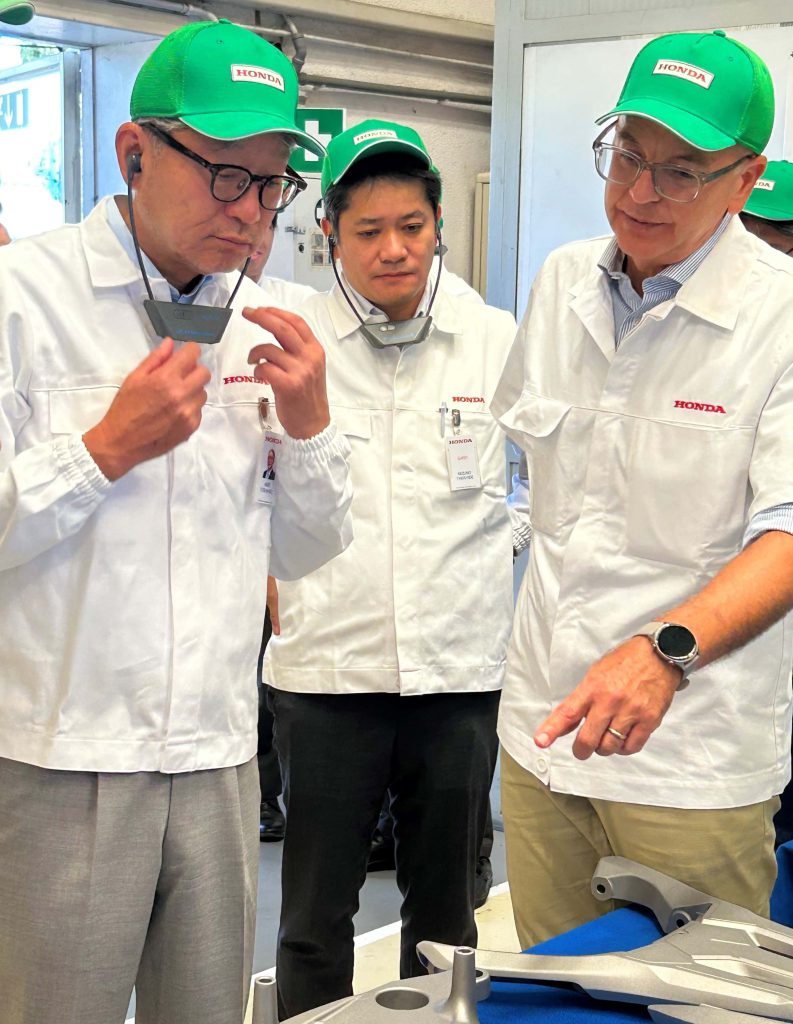 Honda Toshihiro Mibe visita Atessa