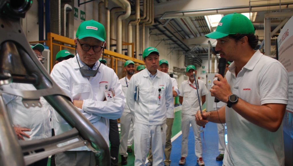 Honda Toshihiro Mibe visita Atessa