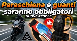Paraschiena e guanti saranno obbligatori